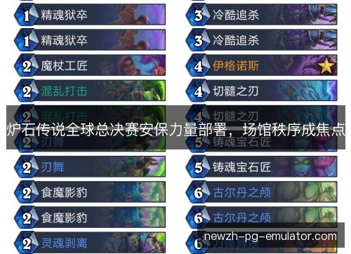 炉石传说全球总决赛安保力量部署，场馆秩序成焦点